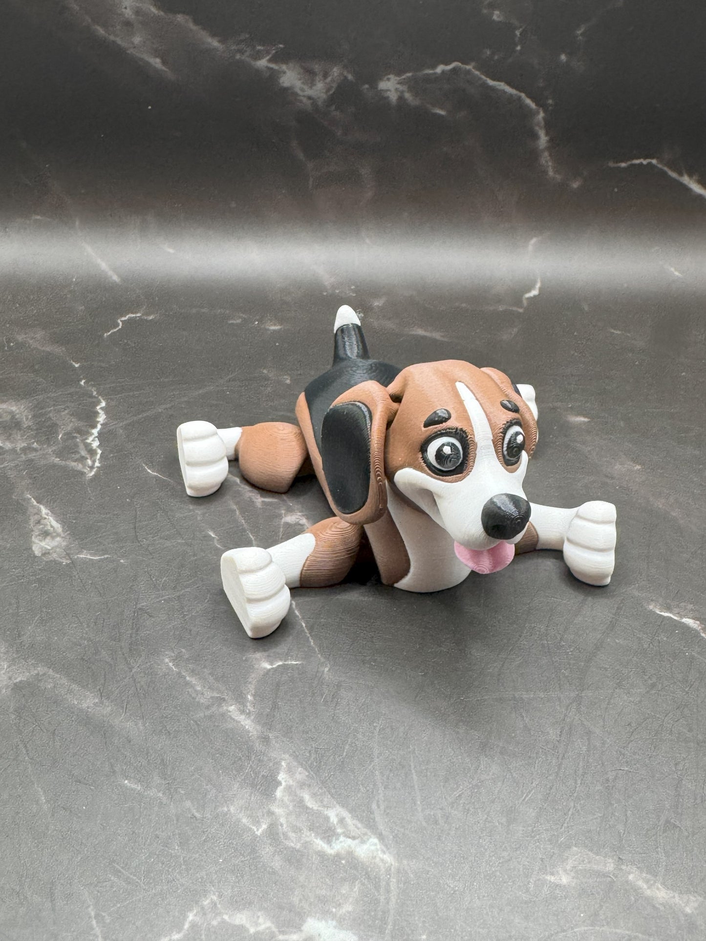 Articulated 3D-Printed Beagle Miniature – Perfect for Dog Lovers & Collectors